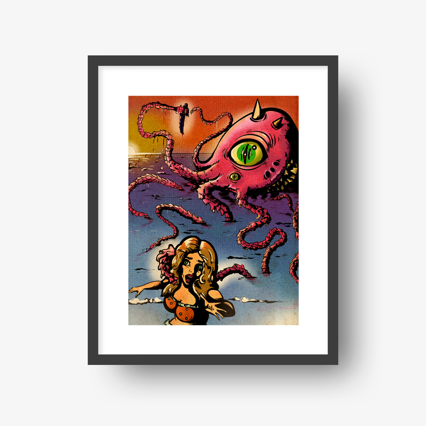 Deep Blue Seize - 8x10" Print