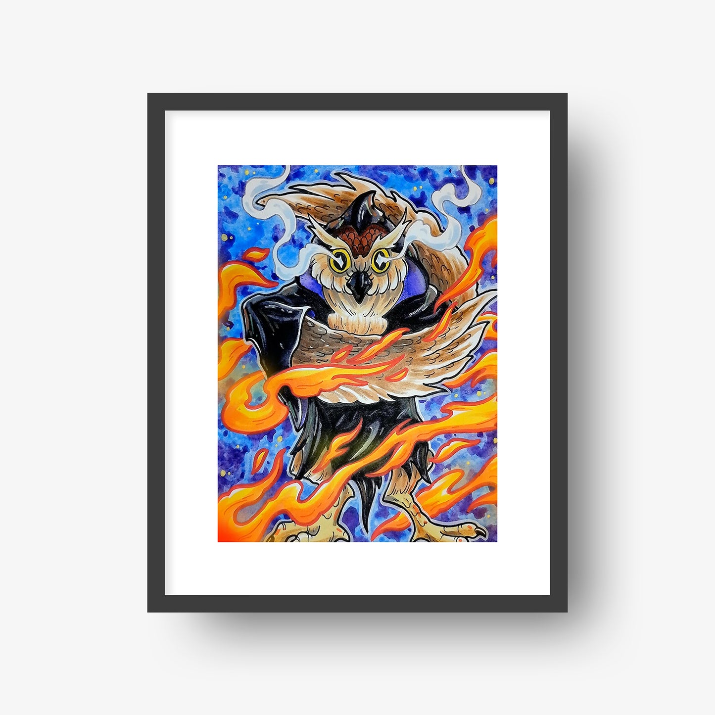 Feathered Fury - 8x10" Print