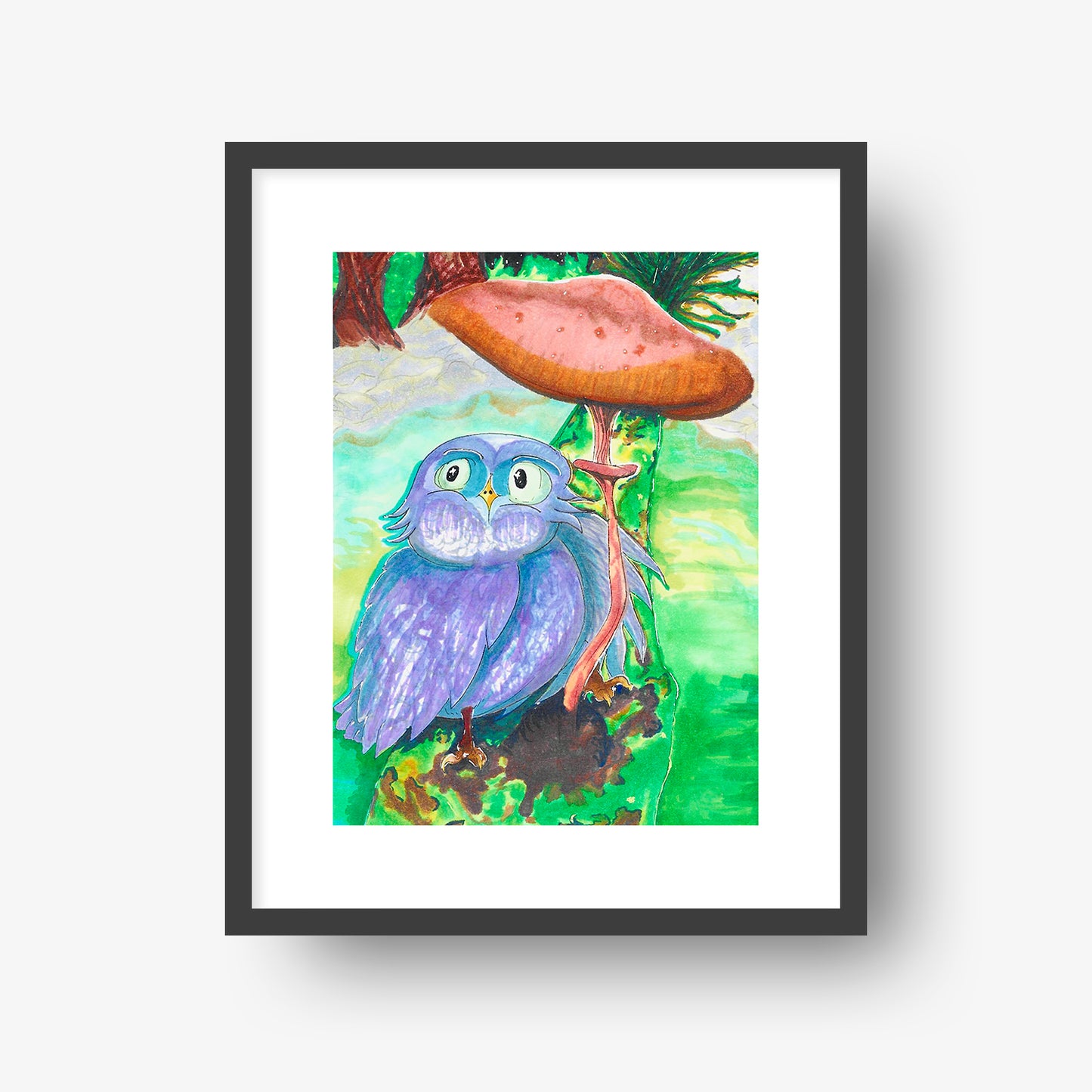 Peeper Squeak - 8x10" Print