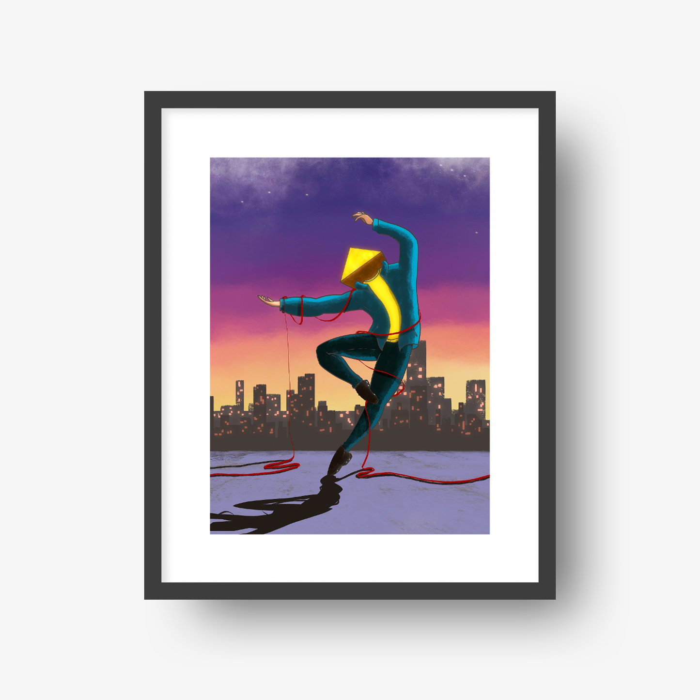 Urban Shadows Rise - 8x10" Print