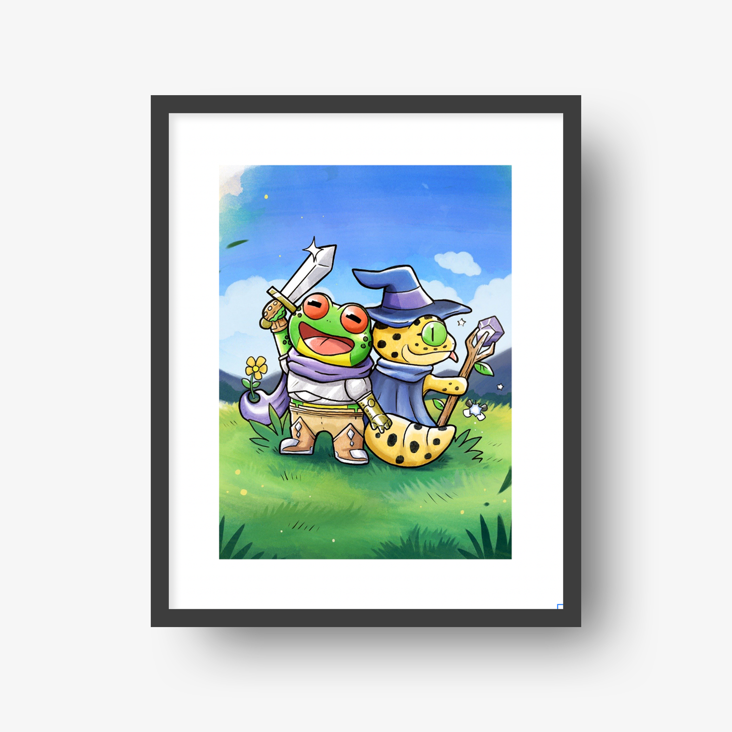 A Mighty Magical Duet - 8x10" Print