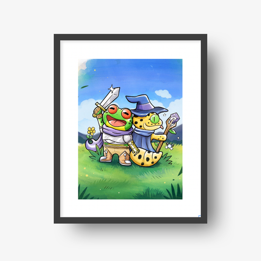 A Mighty Magical Duet - 8x10" Print