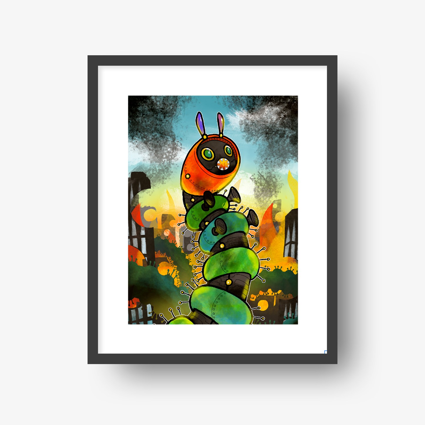 Mecha Grubzilla - 8x10" Print